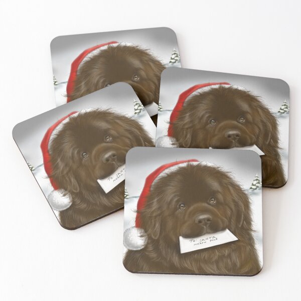 Item preview, Brown Newfie y Santa Letter designed and sold by Patricia Reeder Eubank.