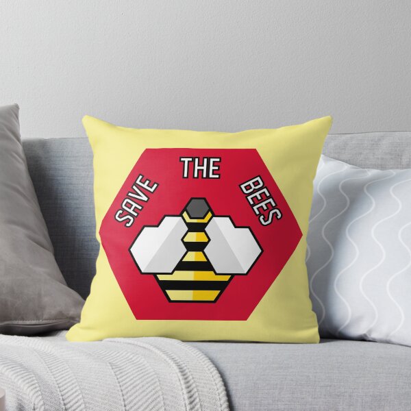 Artikelvorschau, Save The Bees - Geometric - Red entworfen und verkauft von MOREDANKMEMES.