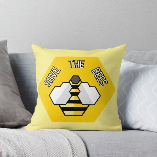 Artikelvorschau, Save The Bees - Geometric - Yellow entworfen und verkauft von MOREDANKMEMES.