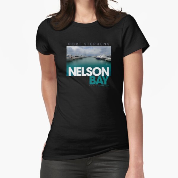 Nelson Bay V2, Port Stephens, NSW - AUSTRALIA Fitted T-Shirt