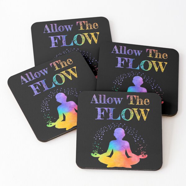 Item preview, Allow The Flow Chakra Mindful Meditation designed and sold by wrinkledhippie.
