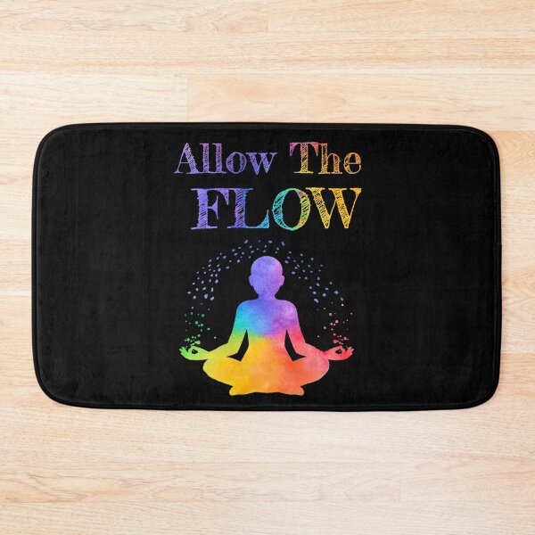 Item preview, Allow The Flow Chakra Mindful Meditation designed and sold by wrinkledhippie.