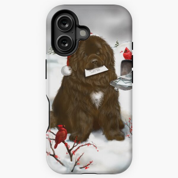 Item preview, Christmas Brown Newfie designed and sold by Patricia Reeder Eubank.