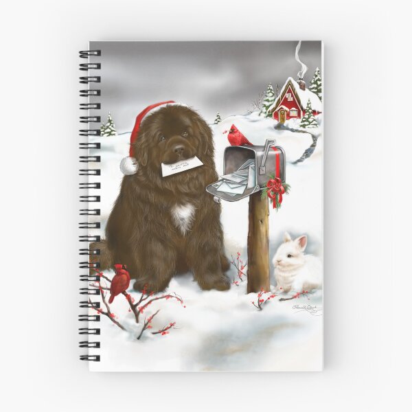 Item preview, Christmas Brown Newfie designed and sold by Patricia Reeder Eubank.