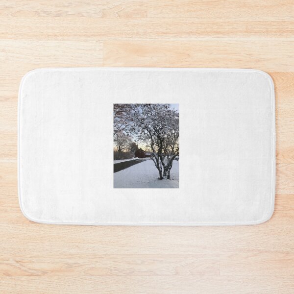 Item preview, Tree with snow in Ellington, CT designed and sold by Paintingladycat.