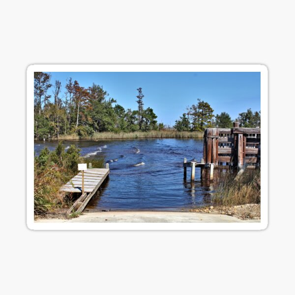 "Old Boat Ramp" Sticker for Sale by WeeZie Redbubble