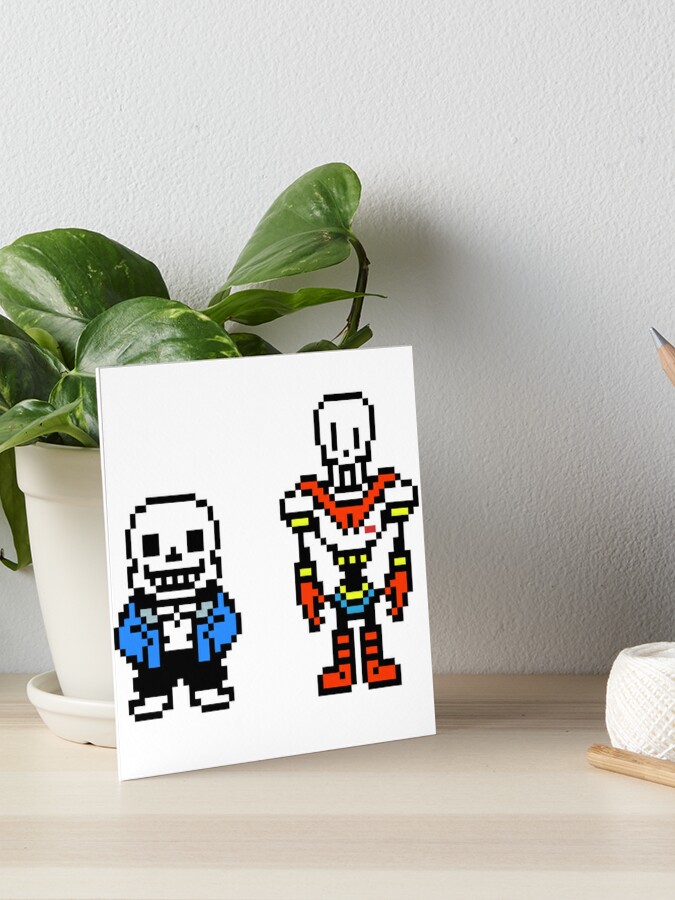 Undertale Perler Bead Pixel Art - Sans, Papyrus, Toriel, Undyne