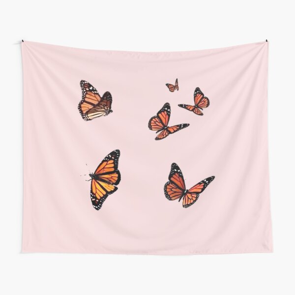 butterflies flying Tapestry