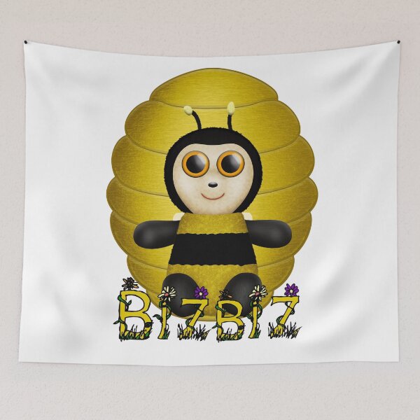 Item preview, Bizbiz - Beehive and Flowers designed and sold by JSGinfograph.