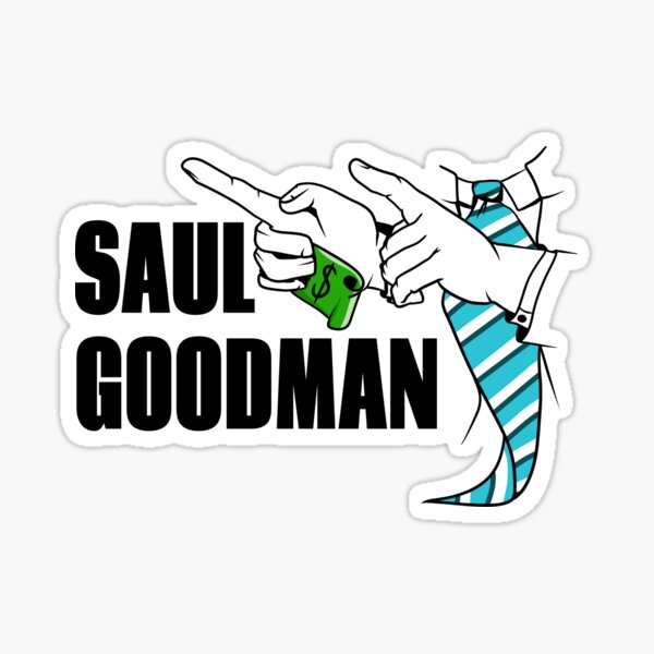 Vista previa del artículo con la obra «Saul Goodman», diseñado y vendido por LICENSEDLEGIT.
