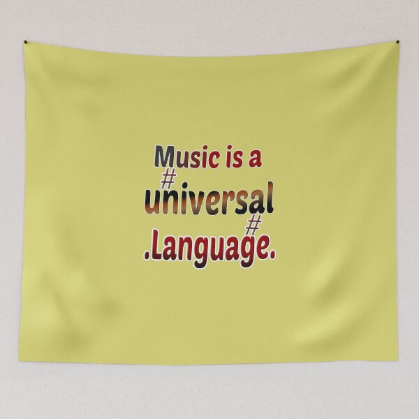 Item preview, music is a universal language designed and sold by Ralek.