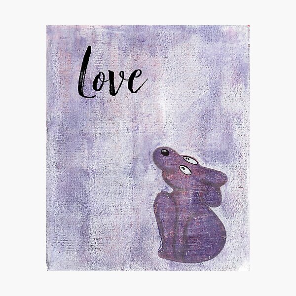 Love Inspirational Puppy Photographic Print