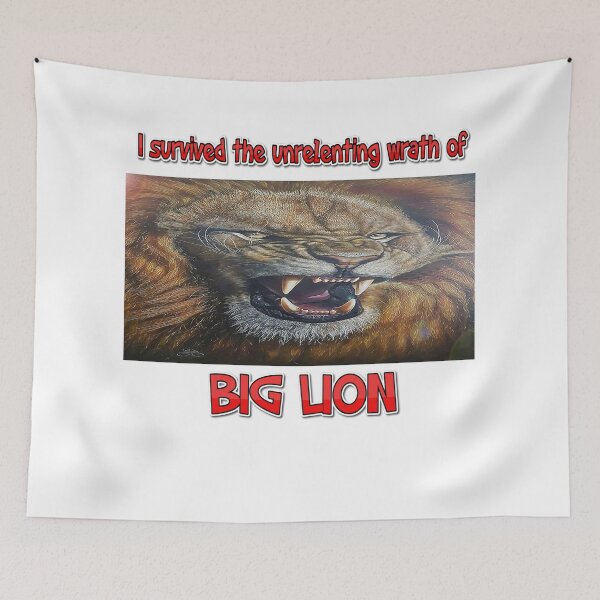 Item preview, BIG LION (UNRELENTING WRATH) - CALLMECARSON designed and sold by ironmaniac.