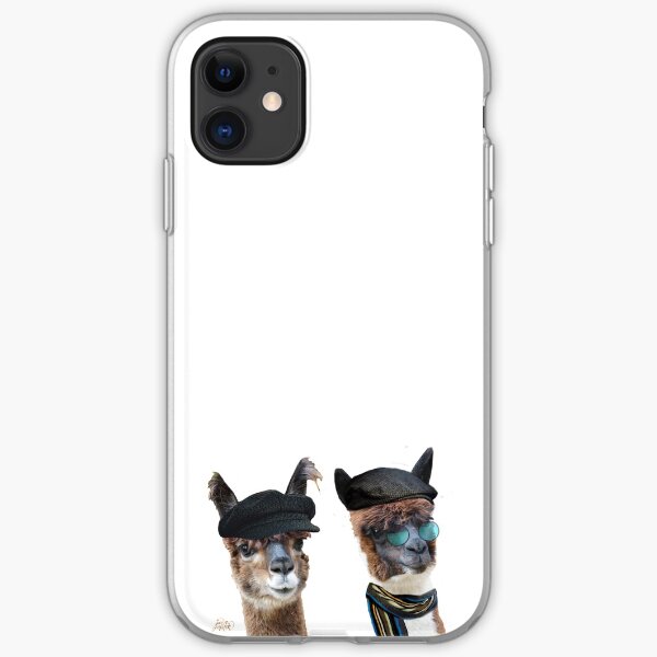 Best Friends Two Albacas Llamas iPhone Soft Case