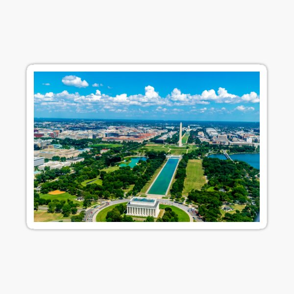 DC from Above Sticker