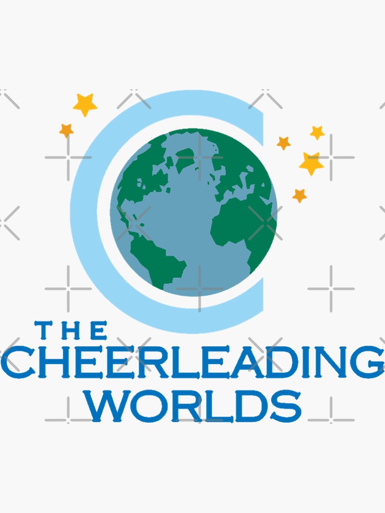 "Cheerleading Worlds Sticker" Sticker for Sale by megmeg128 Redbubble