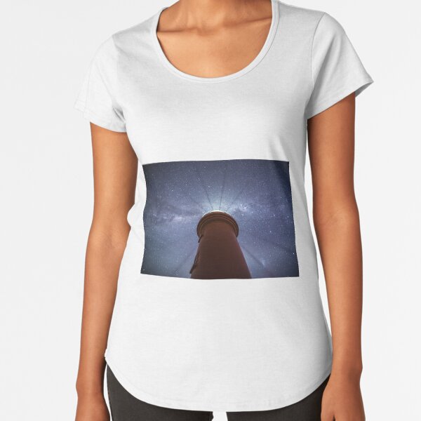 Cape Banks Lighthouse Premium Scoop T-Shirt