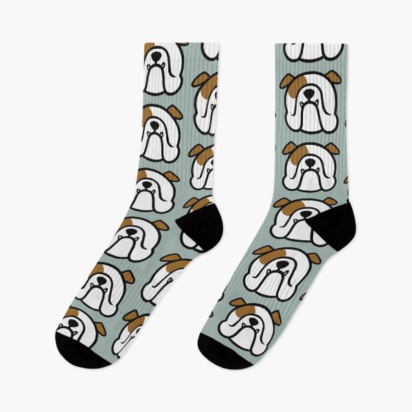 Item preview, English Bulldog - white and brown BULLDOG - best Bully dog gift by smooshfaceunited  designed and sold by smooshfaceutd.