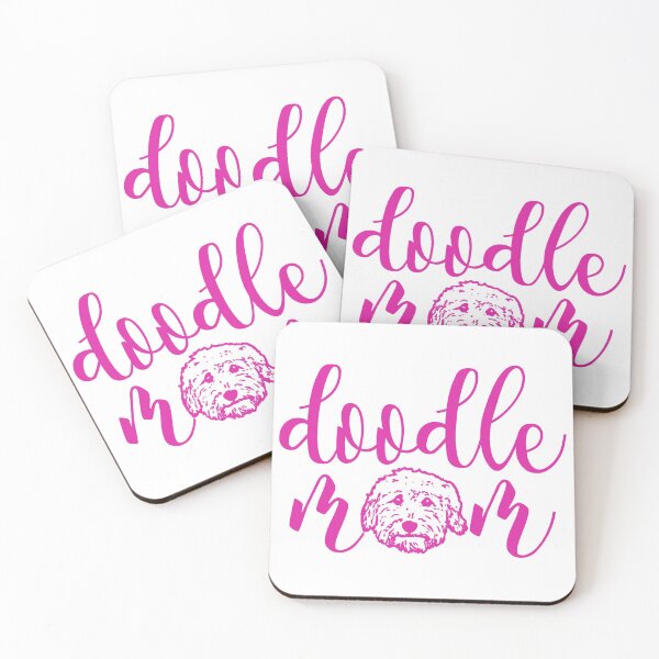 Item preview, Doodle mom in pink - goldendoodles, labradoodles, aussiedoodles, sheepadoodle, bernedoodle designed and sold by smooshfaceutd.