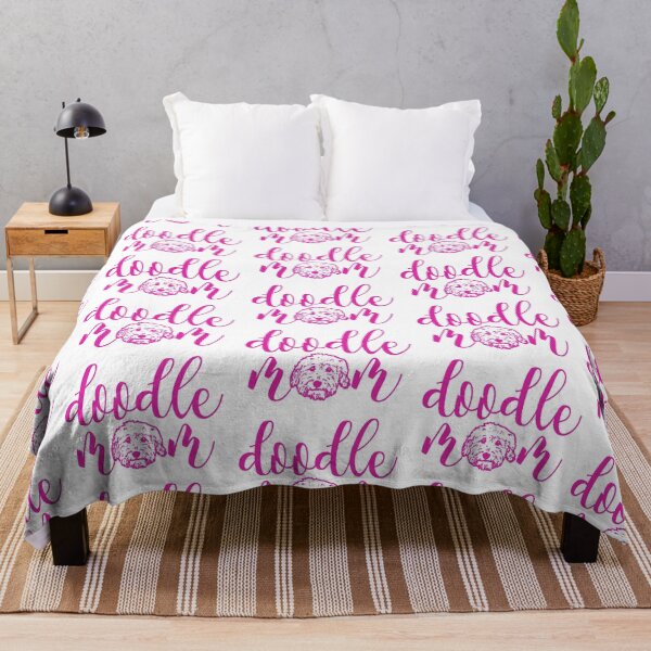 Item preview, Doodle mom in pink - goldendoodles, labradoodles, aussiedoodles, sheepadoodle, bernedoodle designed and sold by smooshfaceutd.