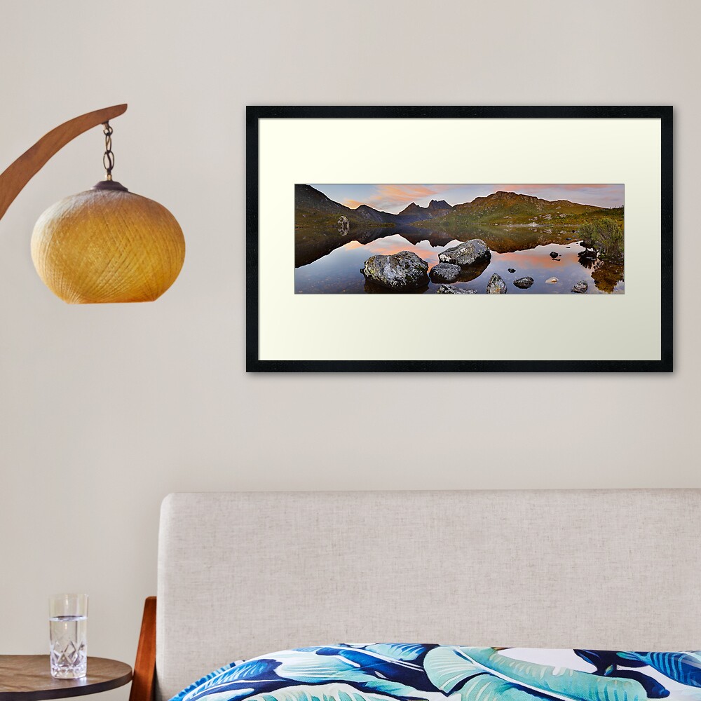 Dove Lake Dawn, Cradle Mountain, Tasmania, Australia Framed Art Print