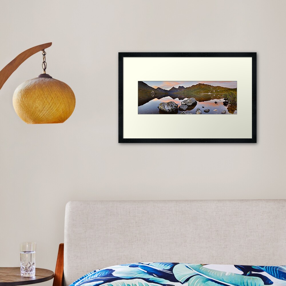 Dove Lake Dawn, Cradle Mountain, Tasmania, Australia Framed Art Print