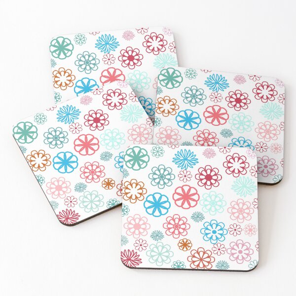 Item preview, Colorful Flower Pattern designed and sold by Poetic Patterns Studio.
