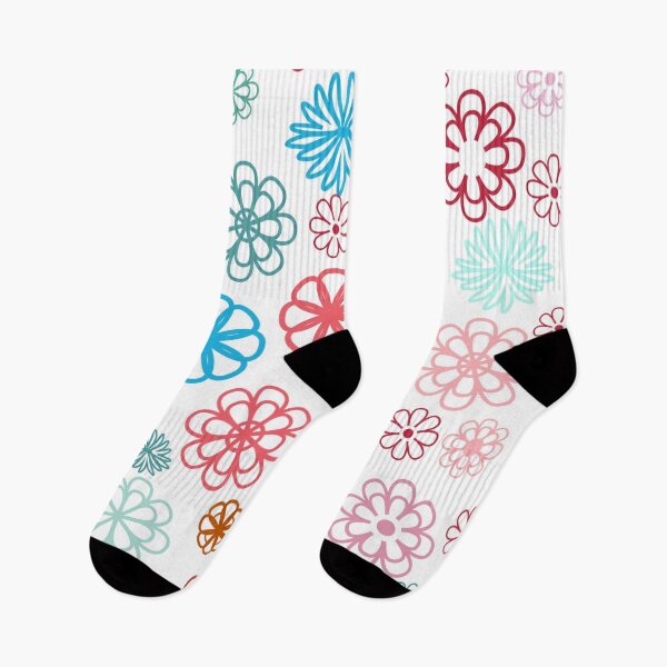 Item preview, Colorful Flower Pattern designed and sold by Poetic Patterns Studio.