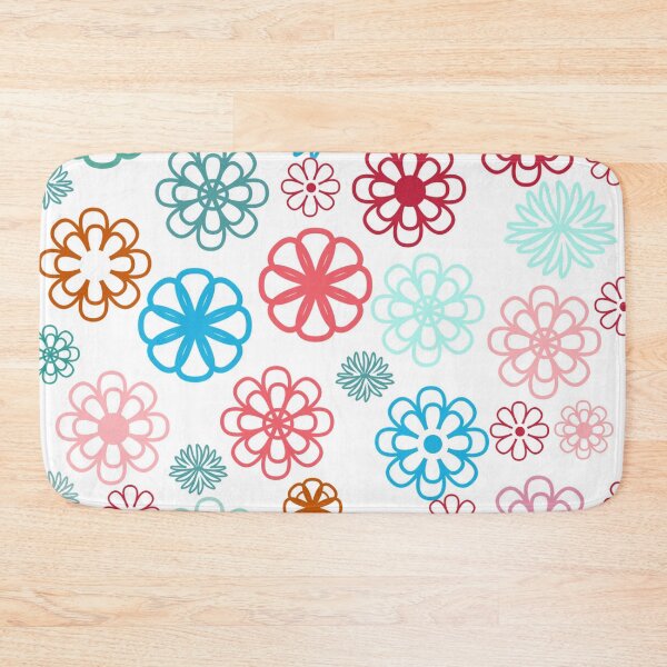 Item preview, Colorful Flower Pattern designed and sold by Poetic Patterns Studio.