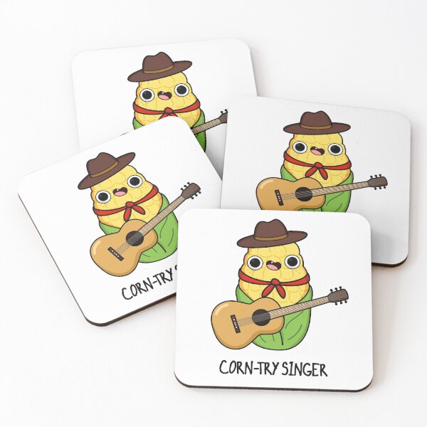Item preview, Corn-try Singer Funny Corn Puns  designed and sold by punnybone.