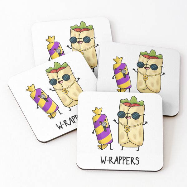 Item preview, W-rappers Funny Food Puns  designed and sold by punnybone.