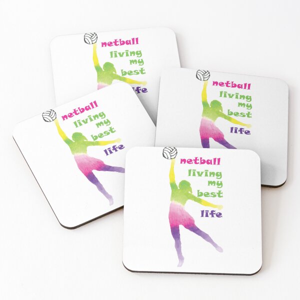 Item preview, Netball Living My Best Life designed and sold by Kerry T.