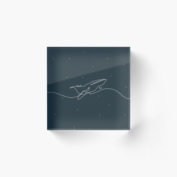 Whalien 52 bts sticker Acrylic Block