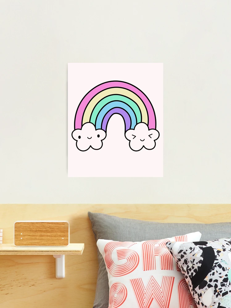 Week Day Stickers - Large - Pastel Rainbow - Brush Style – rebelinkco