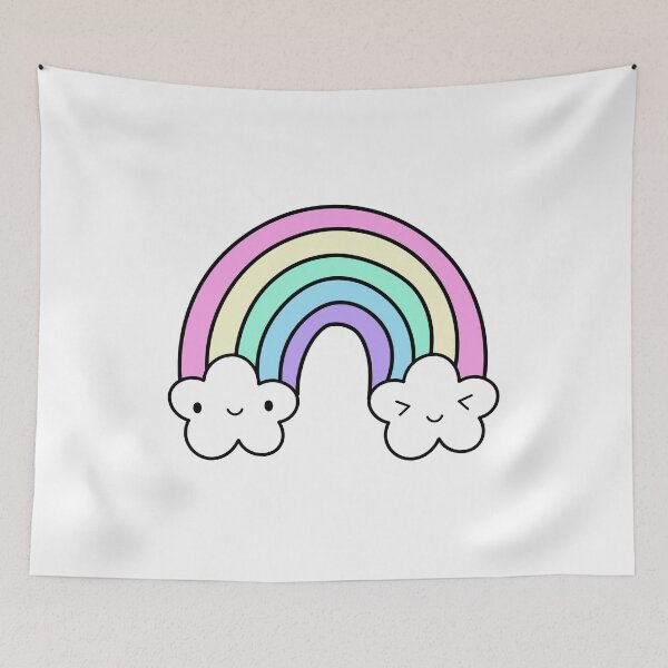 Item preview, Cute Kawaii Rainbow Pastel Colors designed and sold by mariekawaii.