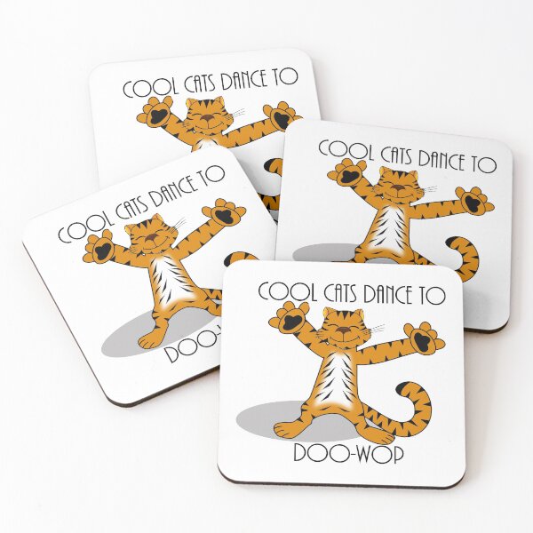 Item preview, Cool Cats Dance to Doo-Wop featuring a Cool Cat designed and sold by Rightbrainwoman.