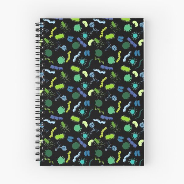 Item preview, Microbiology - Color on Black designed and sold by Hodgepodge Bricolage.