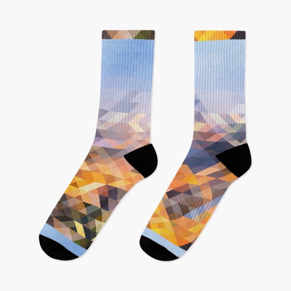 Item preview, Abstract geometrical multicolored background of overlapping triangles designed and sold by GalinaAlex.