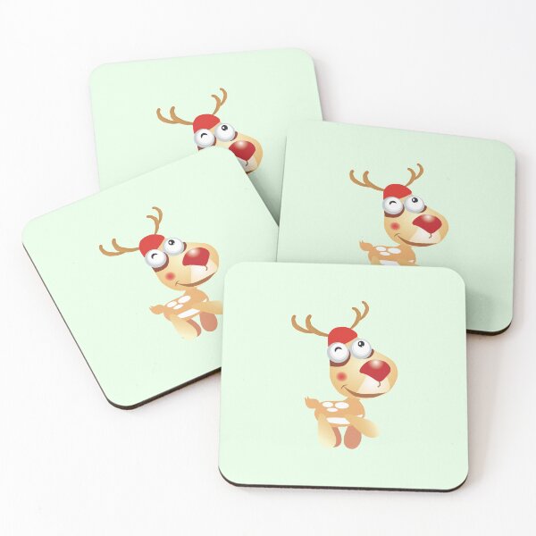 Item preview, Christmas Smiling Reindeer designed and sold by Julia2Julia.