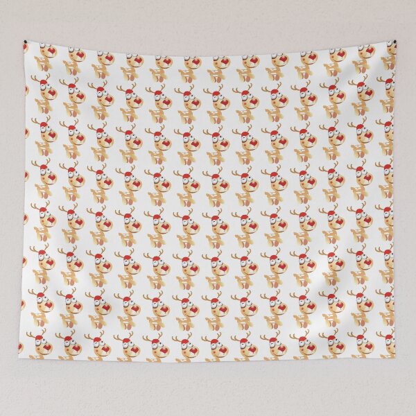 Item preview, Christmas Smiling Reindeer designed and sold by Julia2Julia.