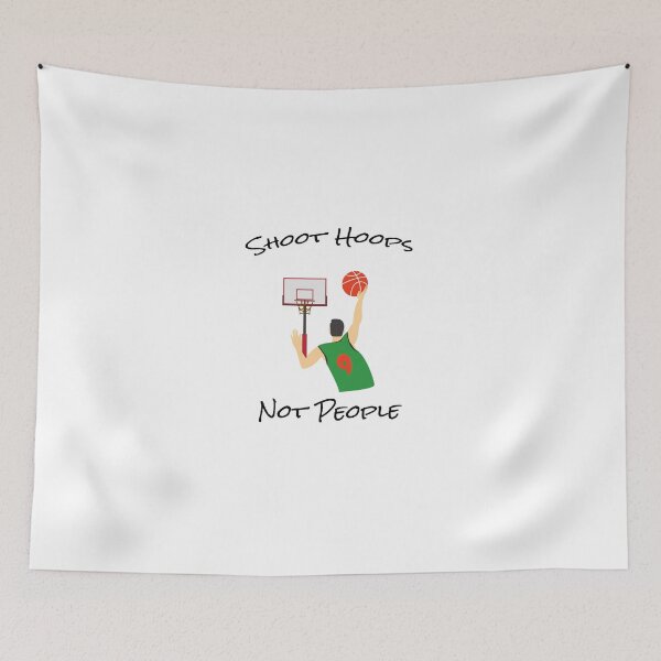 Item preview, Shoot hoops not people funny basketball designed and sold by osamamohamad.