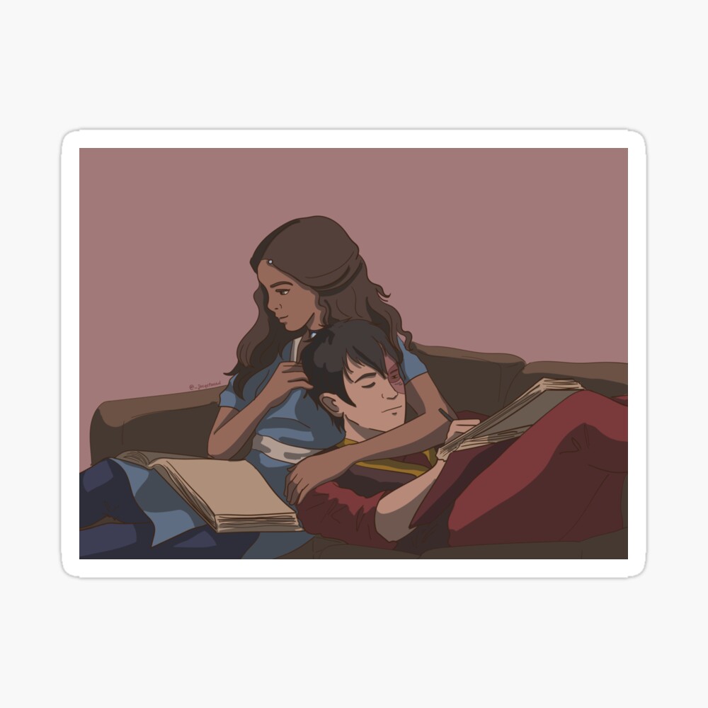 Zuko and Katara Reading Books