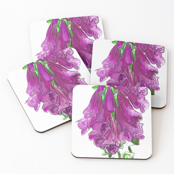 Artikelvorschau, Rosa Glockenblumen entworfen und verkauft von Kate Flynn.