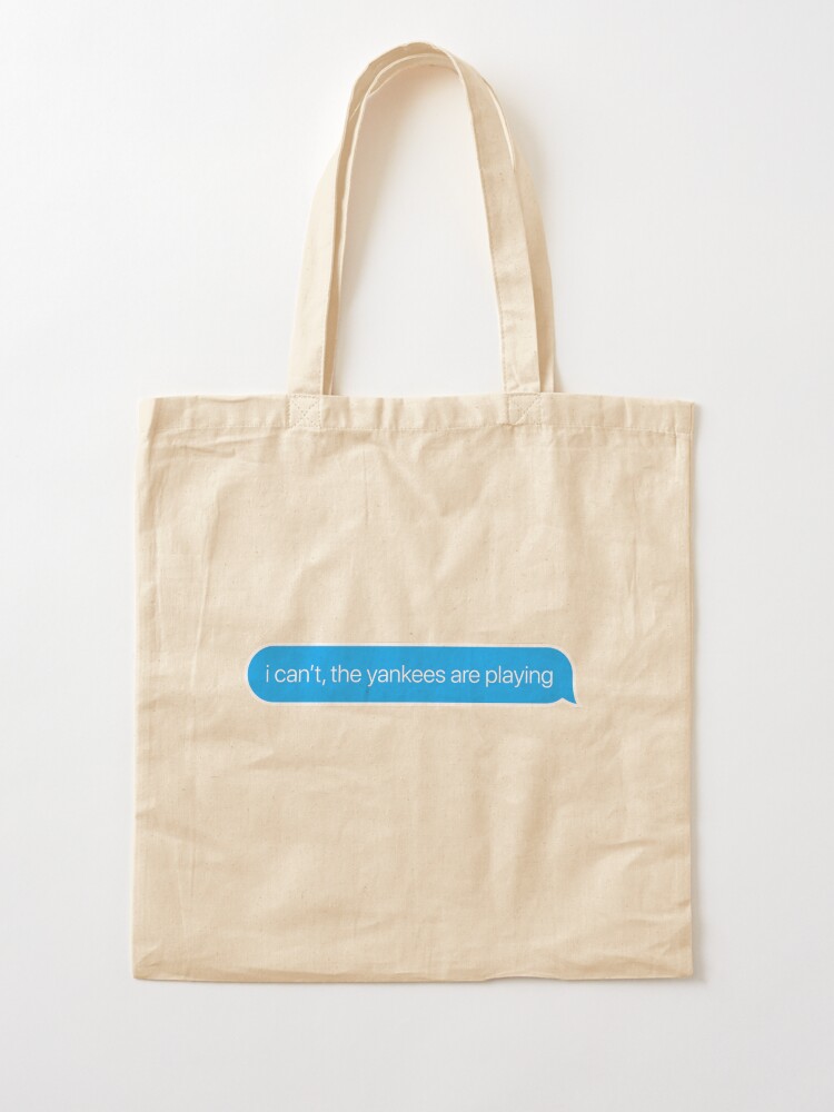 yankees tote bag