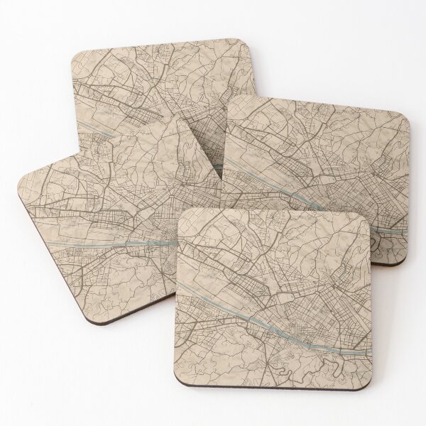 Item preview, Florence Sepia Map designed and sold by CPTVDesign.
