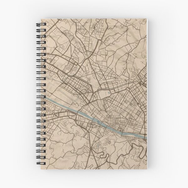 Item preview, Florence Sepia Map designed and sold by CPTVDesign.