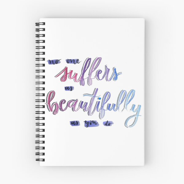 Item preview, No one suffers as beautifully as you, Shades of Magic quote designed and sold by Clistro.