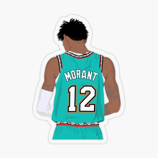 Ja Morant Paint Splatter Style - Ja Morant - Sticker