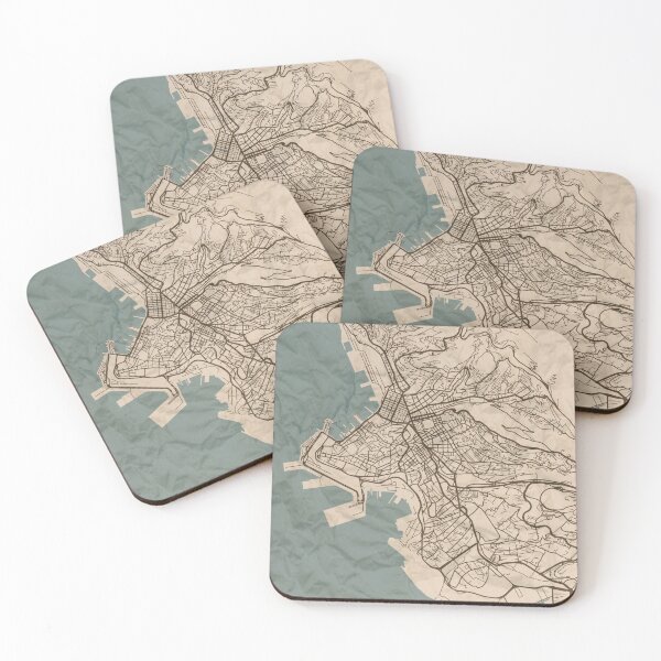 Item preview, Trieste Sepia Map designed and sold by CPTVDesign.