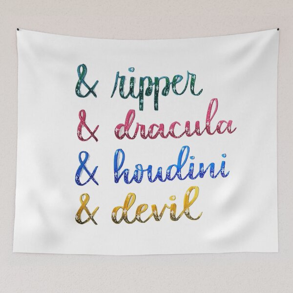 Item preview, Stalking Jack the Ripper series names designed and sold by Clistro.